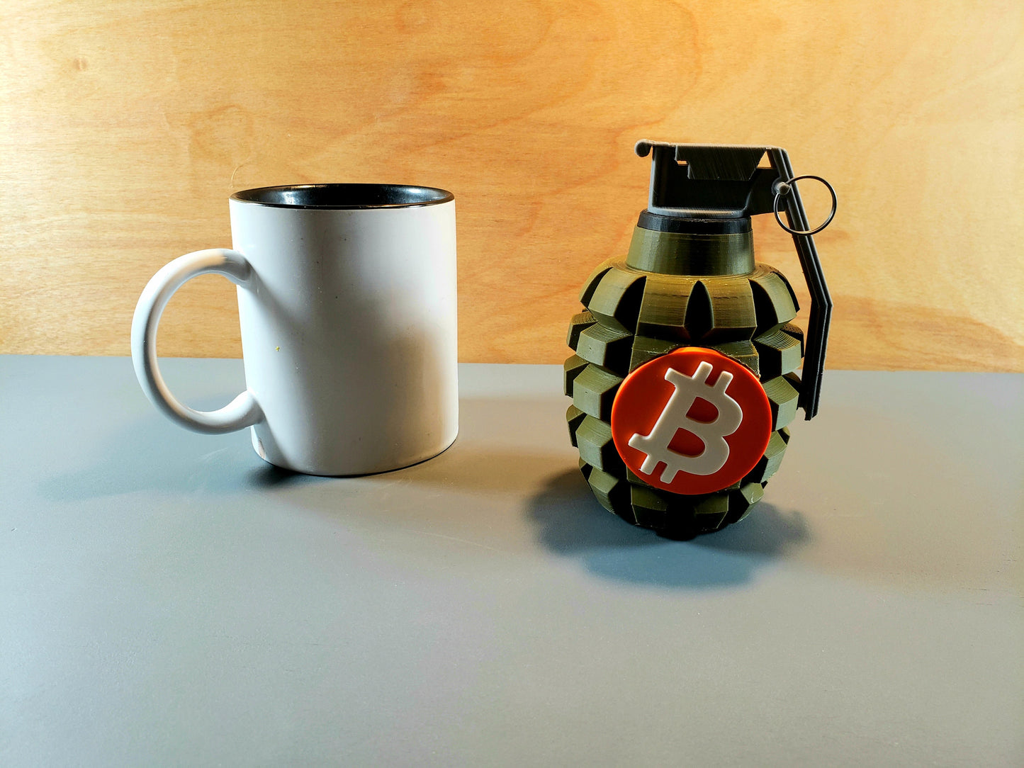Bitcoin Grenade!!! | Make a Bold Statement with this Realistic Bitcoin Grenade!