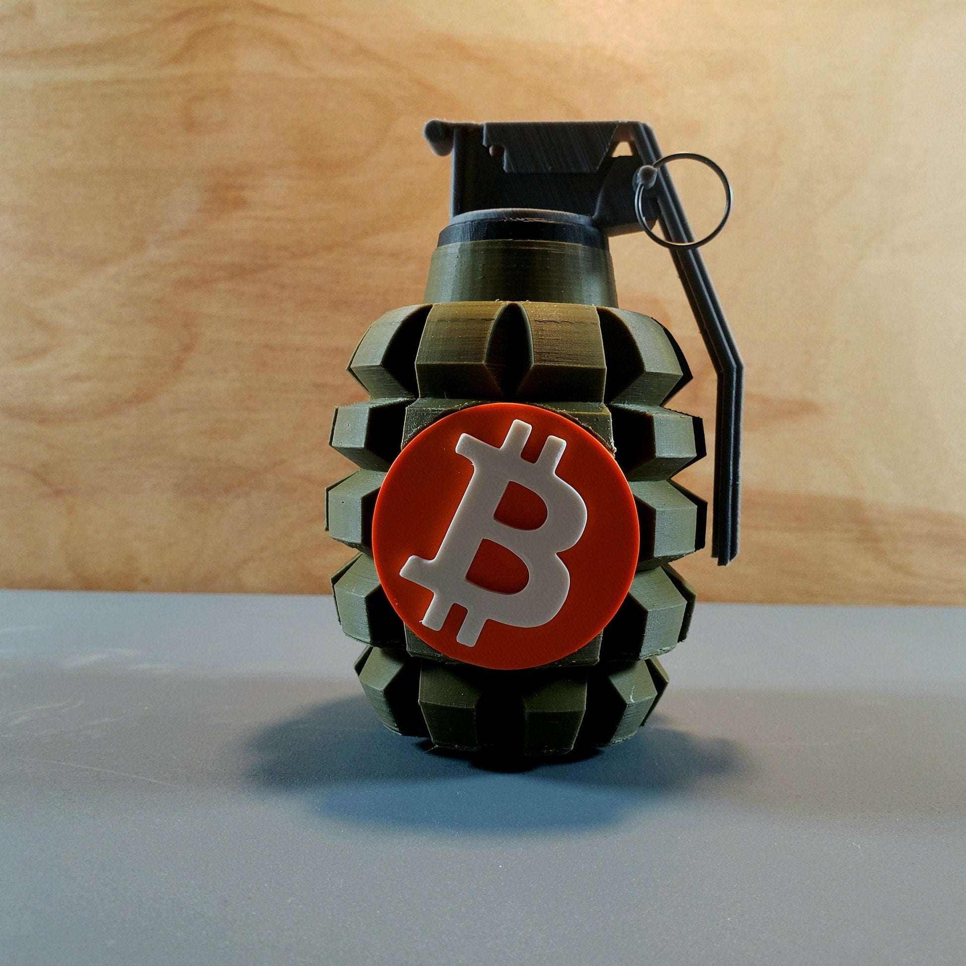 Bitcoin Grenade!!! | Make a Bold Statement with this Realistic Bitcoin Grenade!