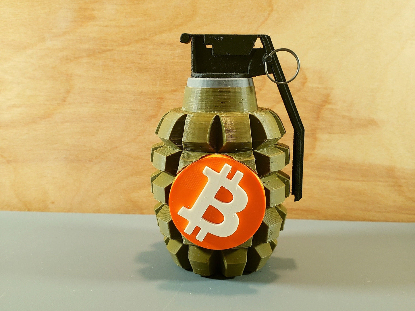 Bitcoin Grenade!!! | Make a Bold Statement with this Realistic Bitcoin Grenade!
