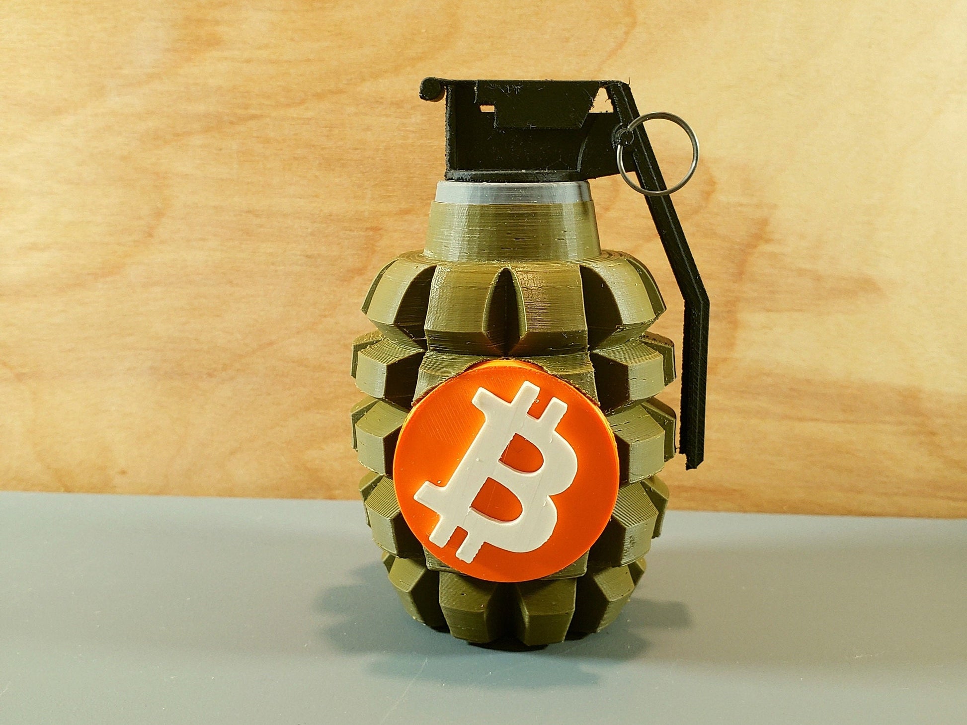 Bitcoin Grenade!!! | Make a Bold Statement with this Realistic Bitcoin Grenade!