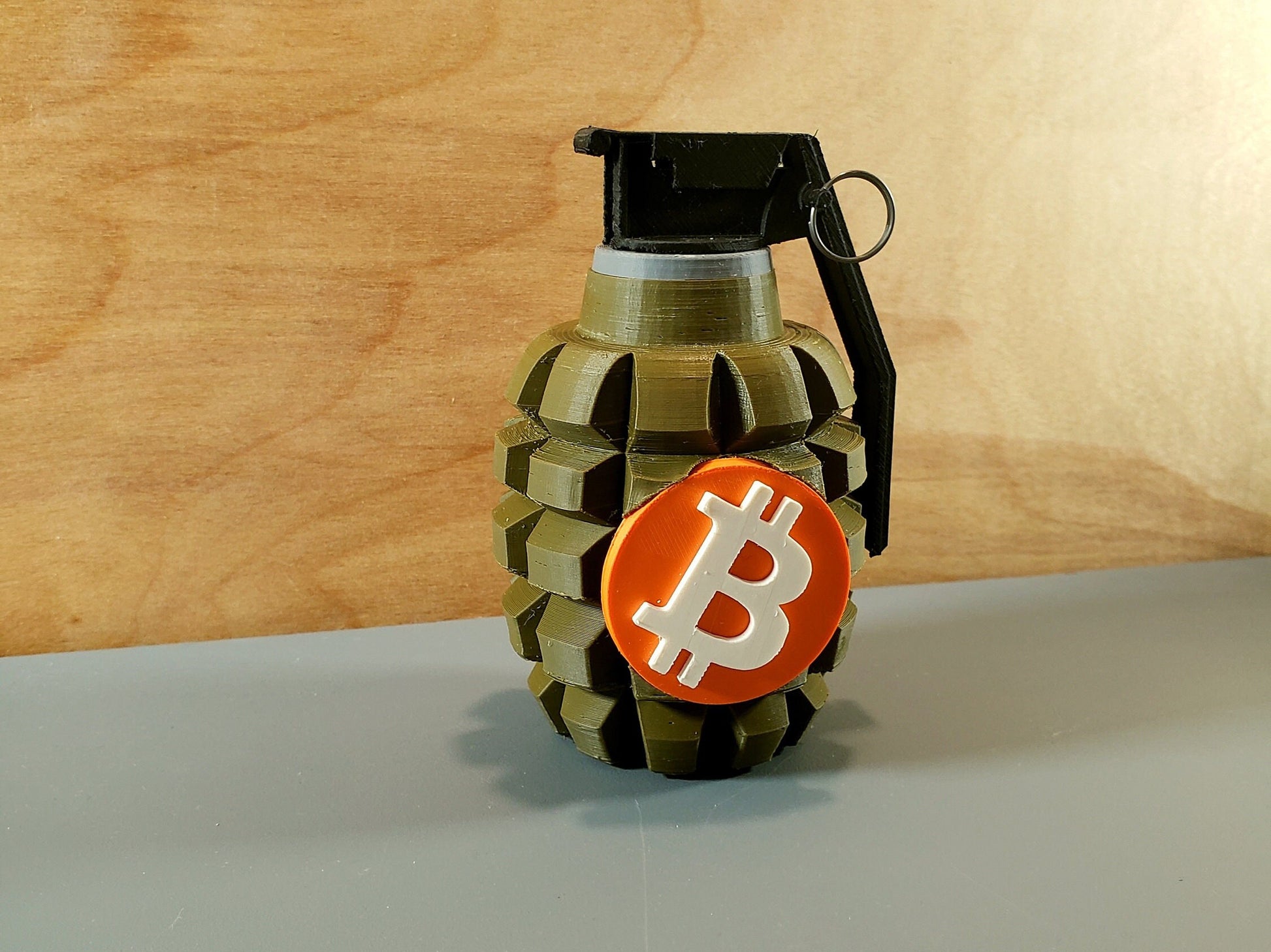 Bitcoin Grenade!!! | Make a Bold Statement with this Realistic Bitcoin Grenade!