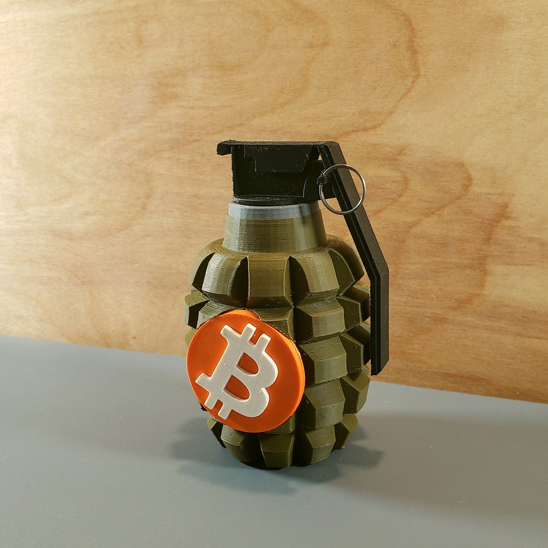Bitcoin Grenade!!! | Make a Bold Statement with this Realistic Bitcoin Grenade!