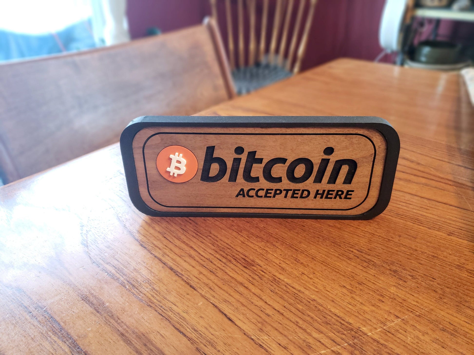 Bitcoin Accepted Here Sign!