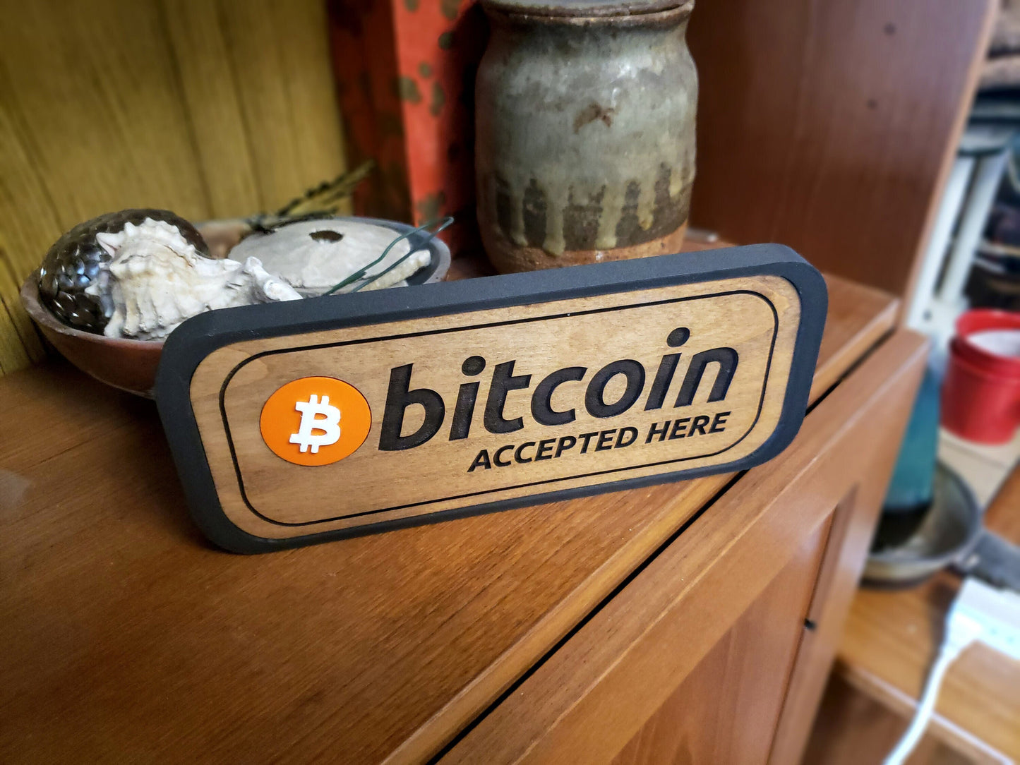 Bitcoin Accepted Here Sign!