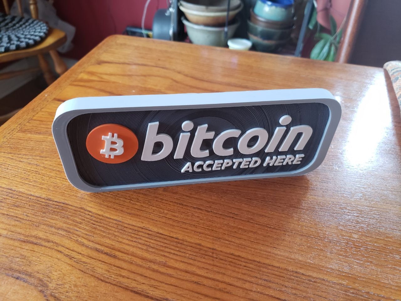 Bitcoin Accepted Here Sign!