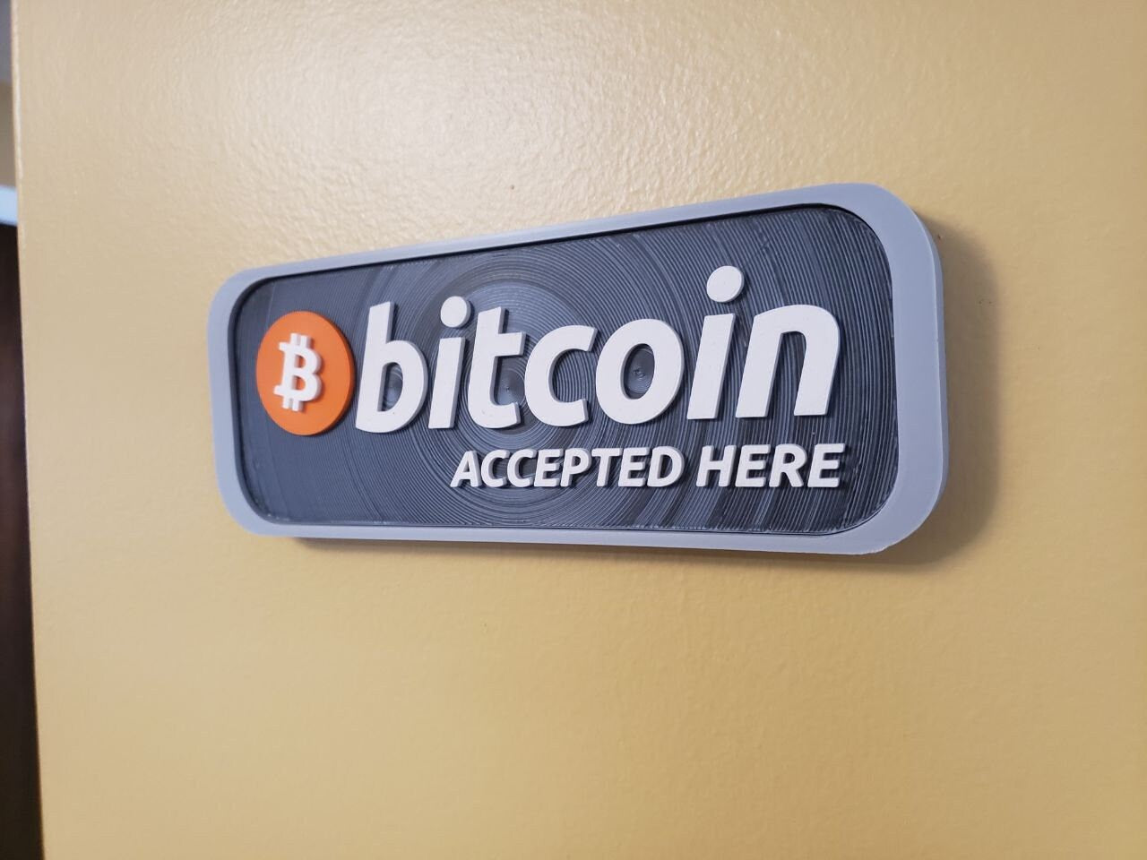 Bitcoin Accepted Here Sign!