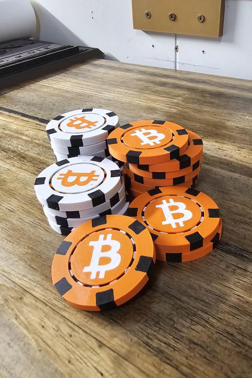 Crypto Casino Chips | Bitcoin | Collectible | Conventions | Bling