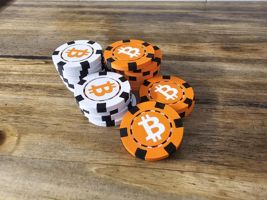 Crypto Casino Chips | Bitcoin | Collectible | Conventions | Bling