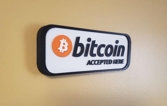 Bitcoin Accepted Here Sign!