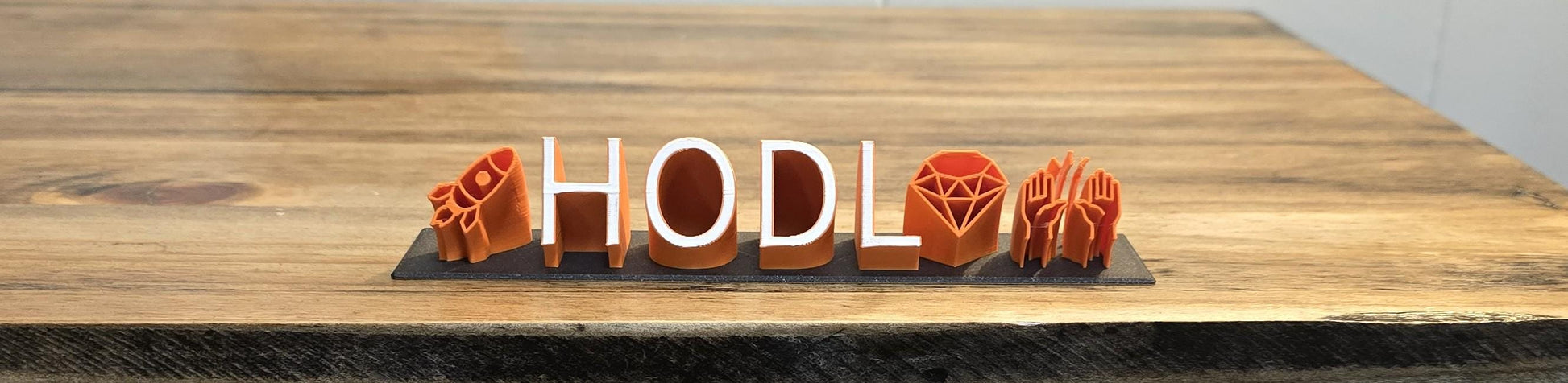 Bitcoin HODL Sign | Desktop | Hold On for Dear Life!